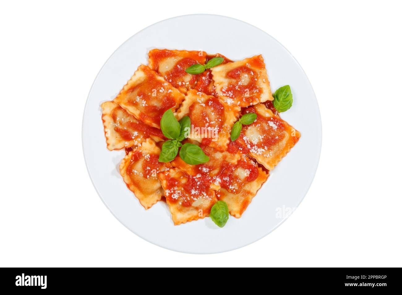 Stuttgart, Germany April 2, 2023 Ravioli Italian Pasta Exempt