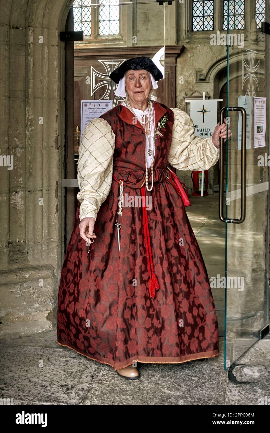 William shakespeare birthday celebration with local people dressed in