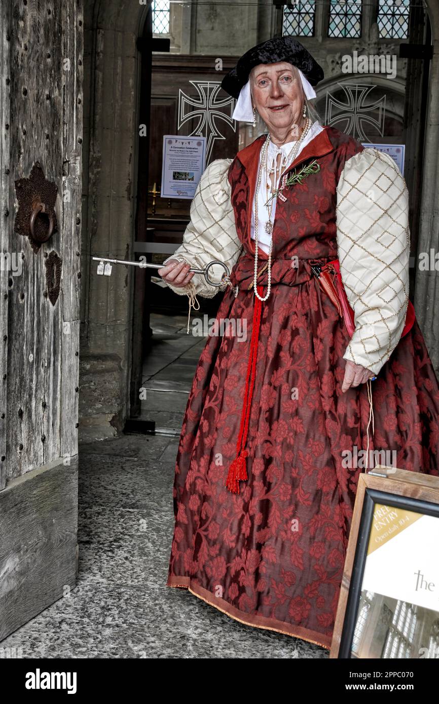 William shakespeare birthday celebration with local people dressed in