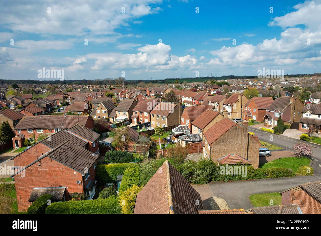High Angle and Best Footage of Modern Housing and Residential District