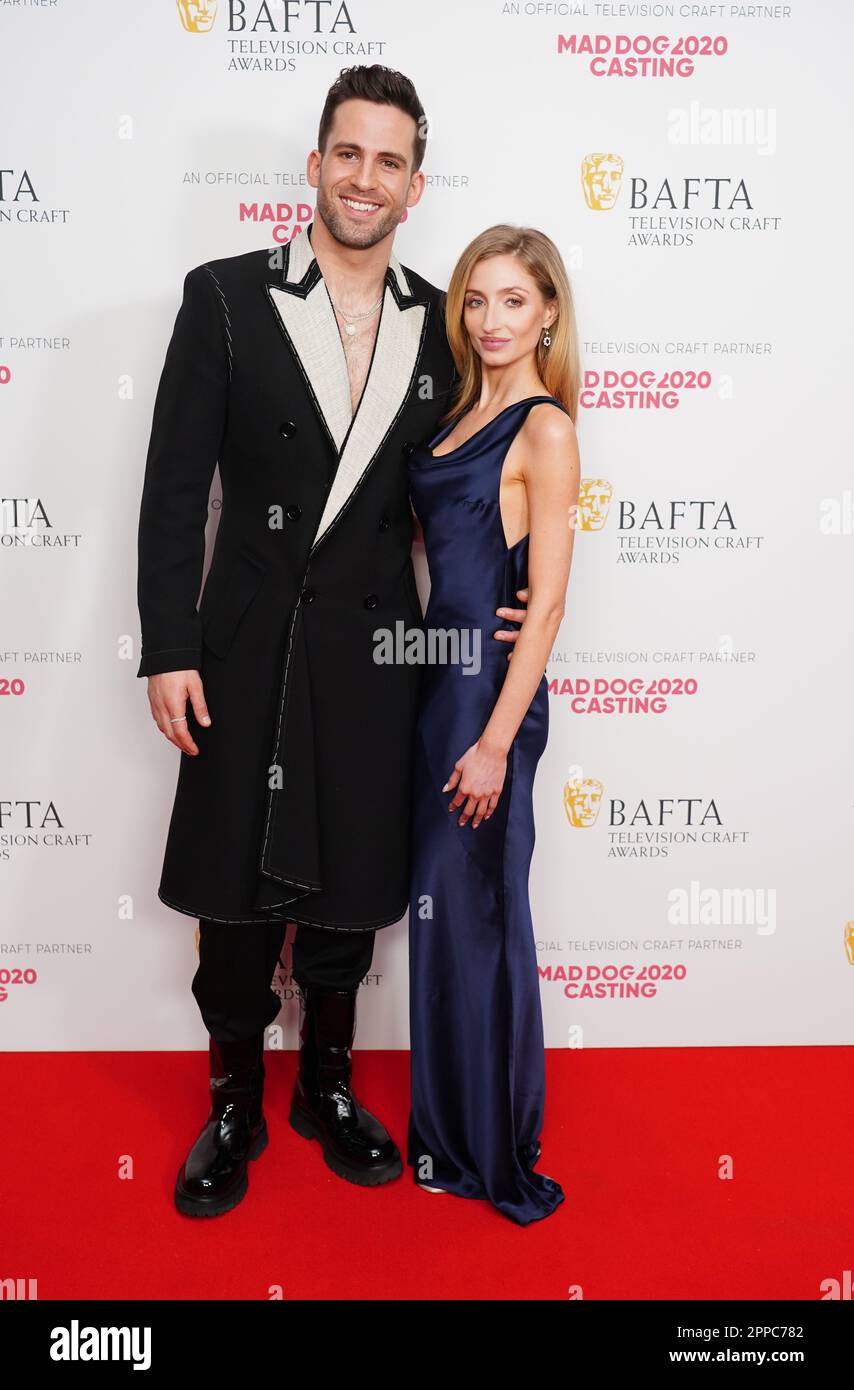 Dino Fetscher and Therica Wilson-Read during the Bafta Television Craft