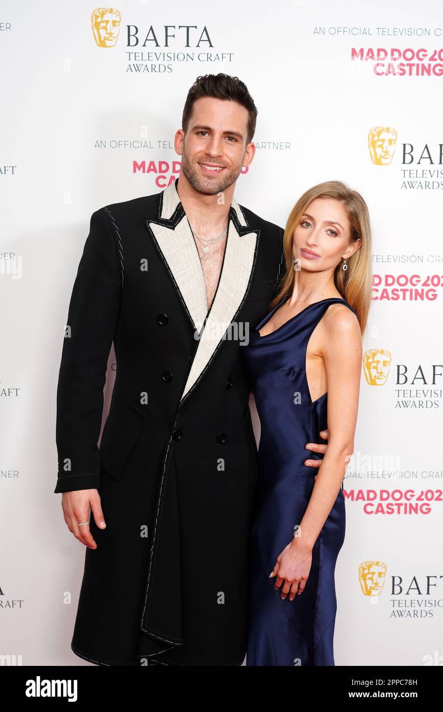 Dino Fetscher and Therica Wilson-Read during the Bafta Television Craft