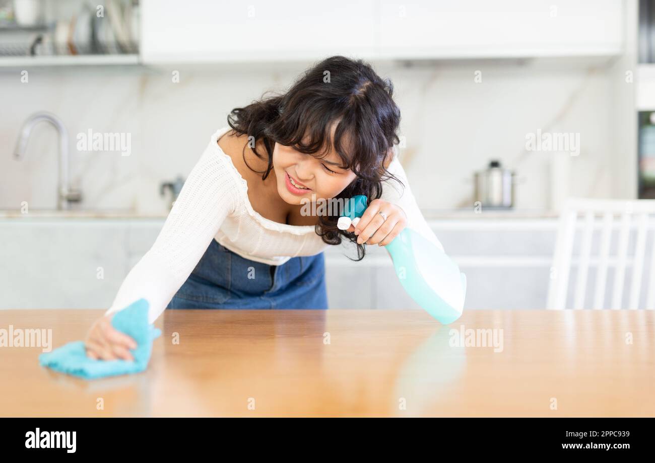 https://c8.alamy.com/comp/2PPC939/girl-washing-of-kitchen-table-during-cleanup-in-apartment-2PPC939.jpg