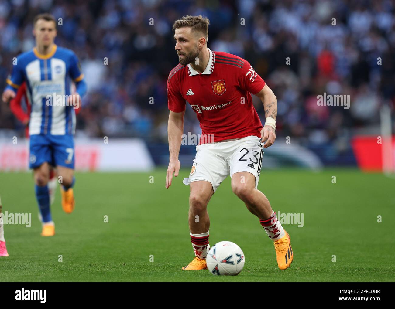 Wembley Stadium, London, Uk. 23rd Apr, 2023. Fa Cup Semi Final Football 