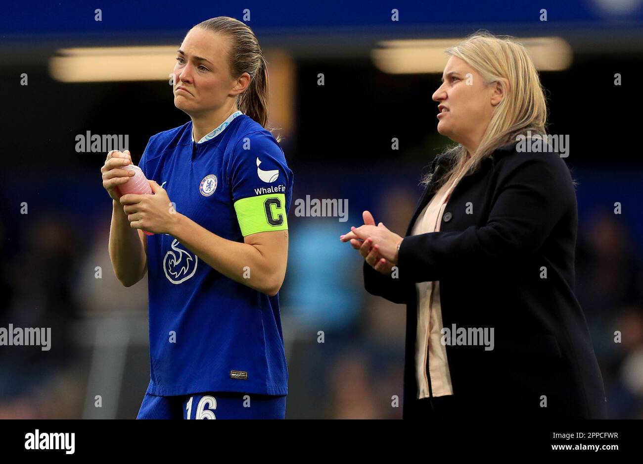 Chelsea women v barcelona women hi-res stock photography and images - Alamy