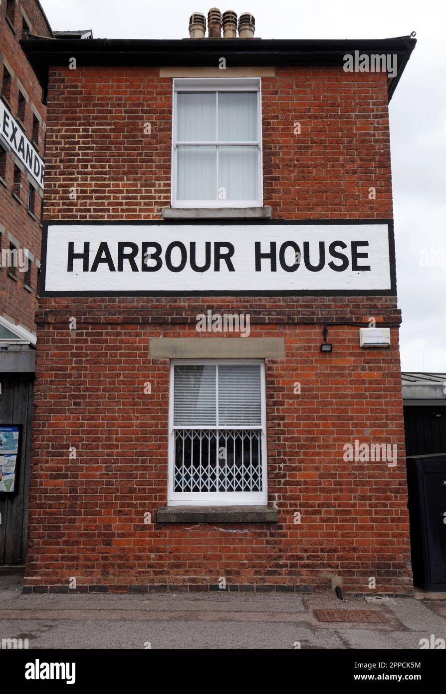 Harbour house, on Gloucester docks, Gloucester quays, Gloucester, UK