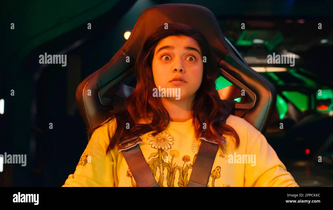 IMAN VELLANI in THE MARVELS (2023), directed by NIA DACOSTA. Credit MARVEL STUDIOS / Album IMAN VELLANI in THE MARVELS (2023), directed by NIA DACOSTA. Credit MARVEL STUDIOS / Album