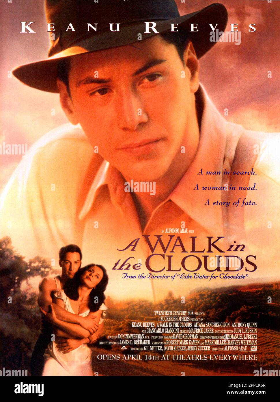 A WALK IN THE CLOUDS (1995), directed by ALFONSO ARAU. Credit 20TH