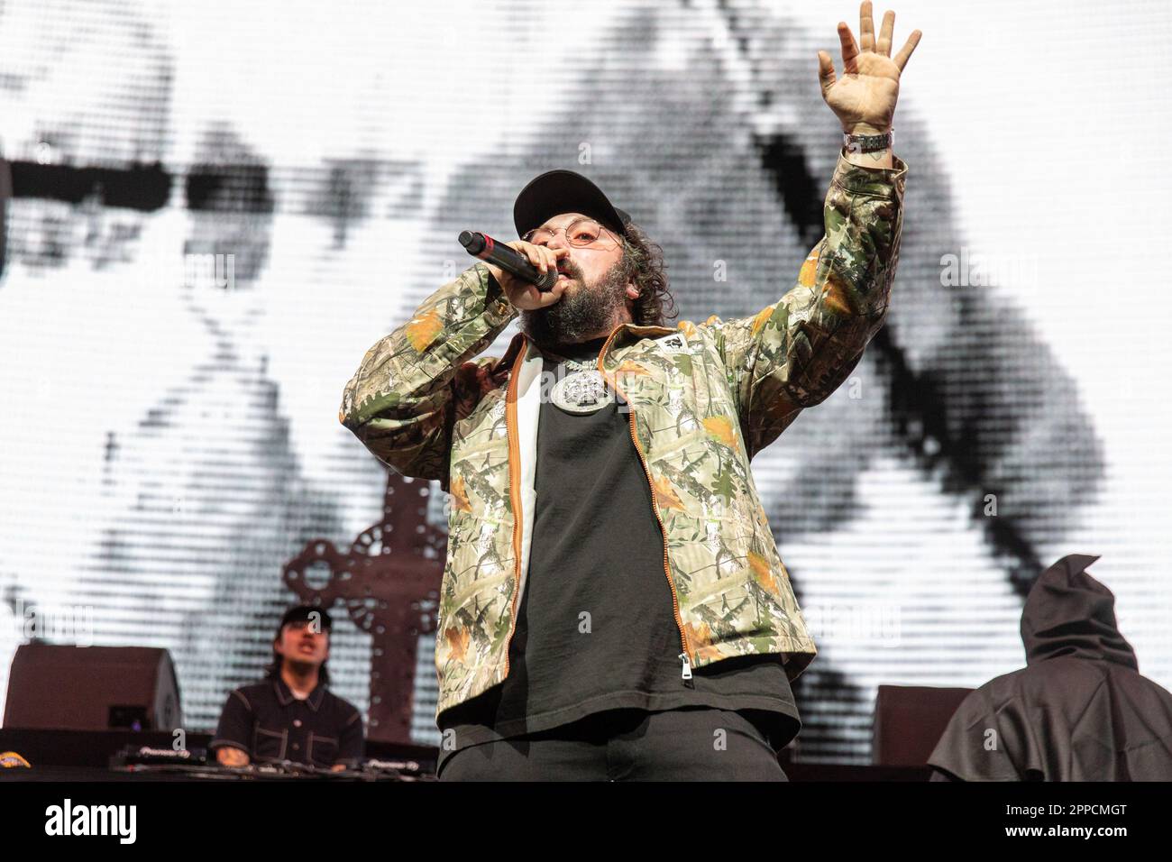 Indio, USA. 22nd Apr, 2023. Ruby da Cherry of Suicideboys during the