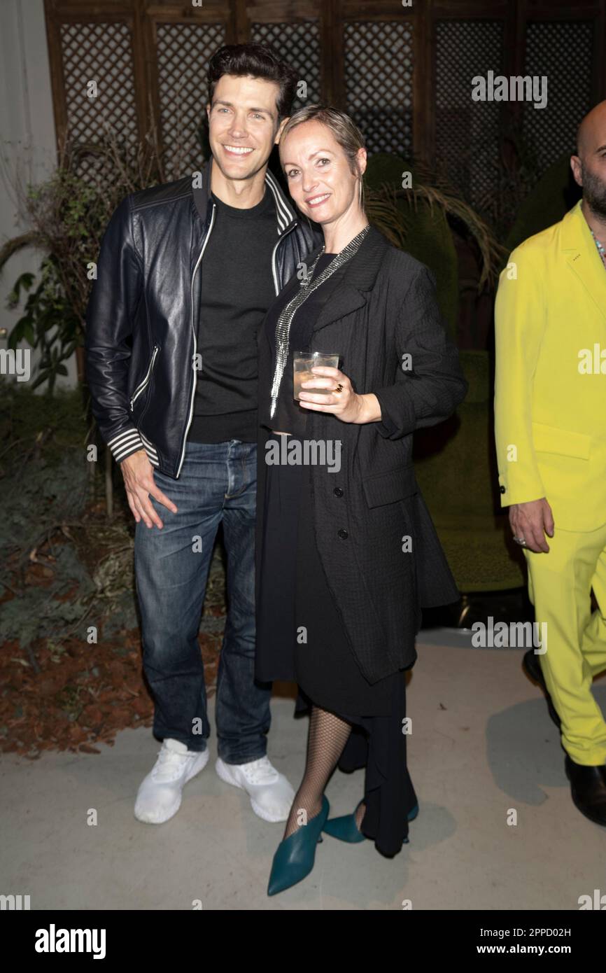 Roberto Bolle, Mia Meneghini Milan Design Week 2023 The Green Rabbit ...