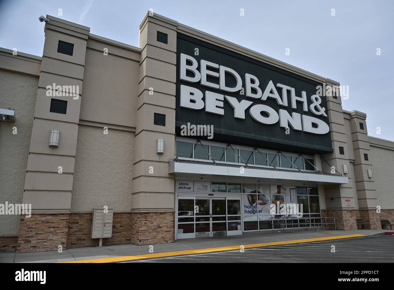 Albuquerque, United States. 23rd Apr, 2023. An exterior view shows a