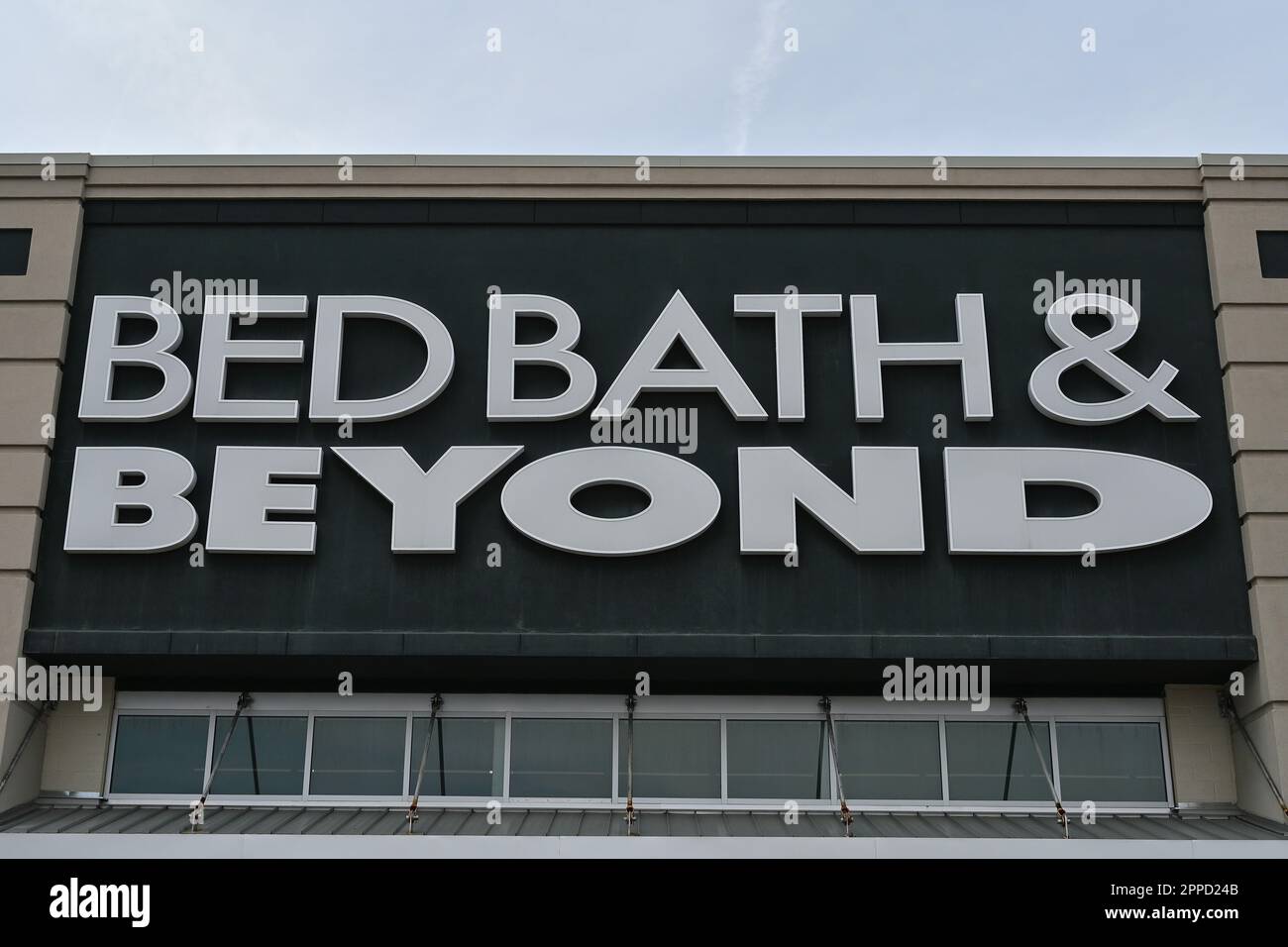 Albuquerque, United States. 23rd Apr, 2023. An exterior view shows a