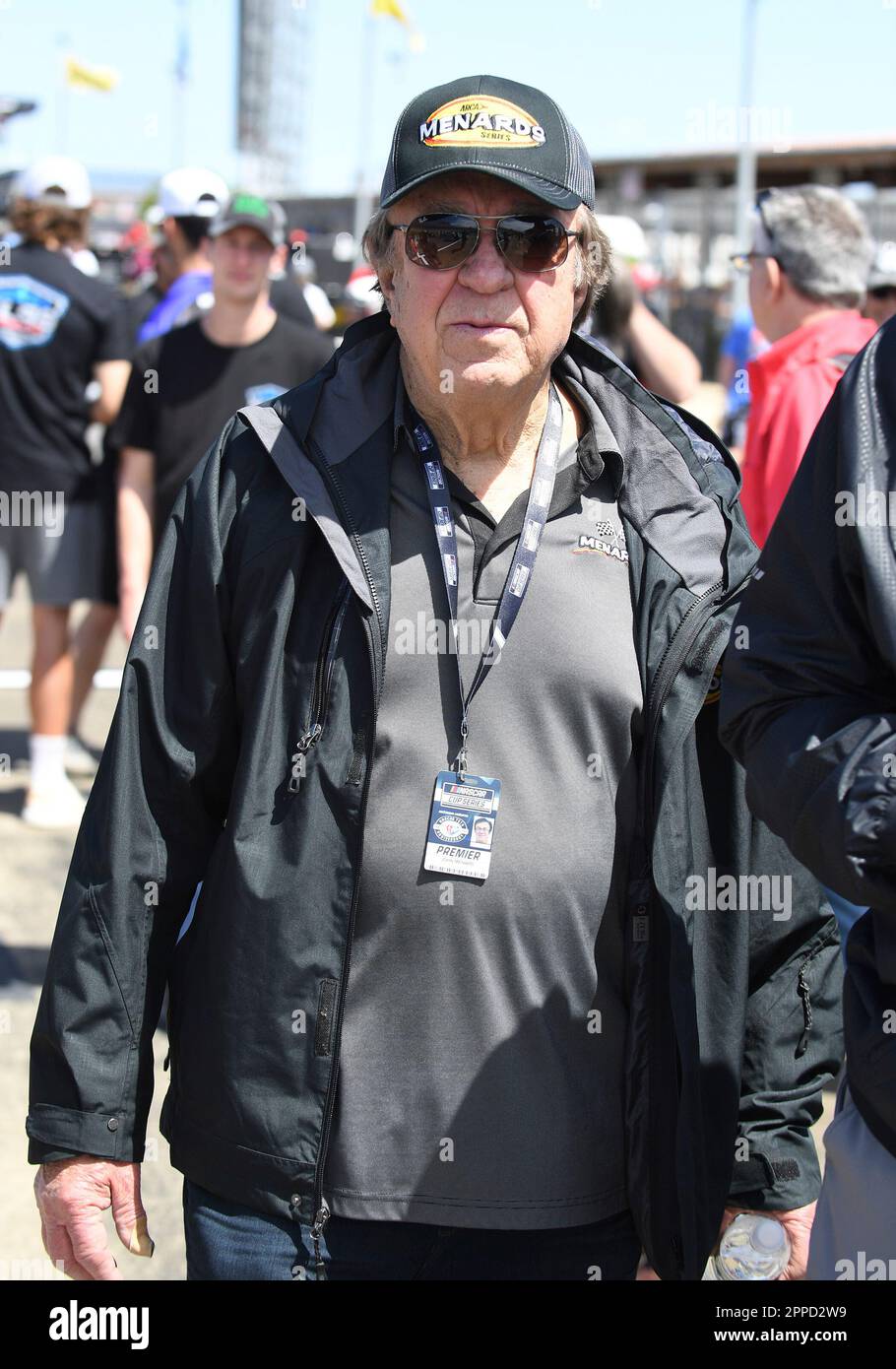 TALLADEGA, AL - APRIL 22: John Menard, owner of Menard's home ...