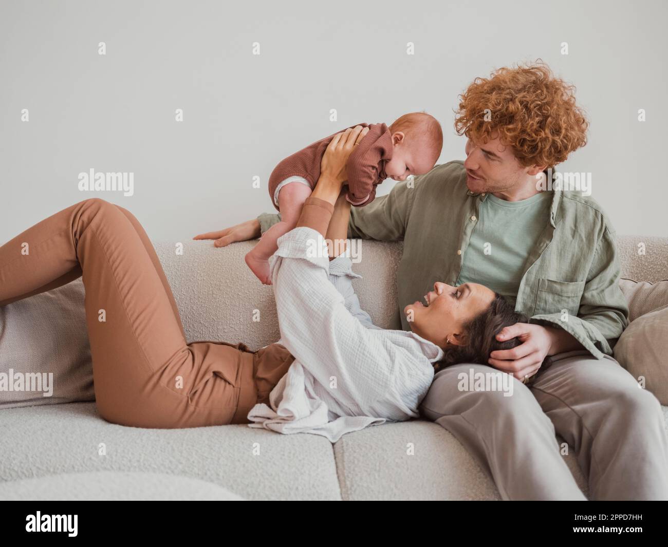 Man woman baby male female child hi-res stock photography and images ...