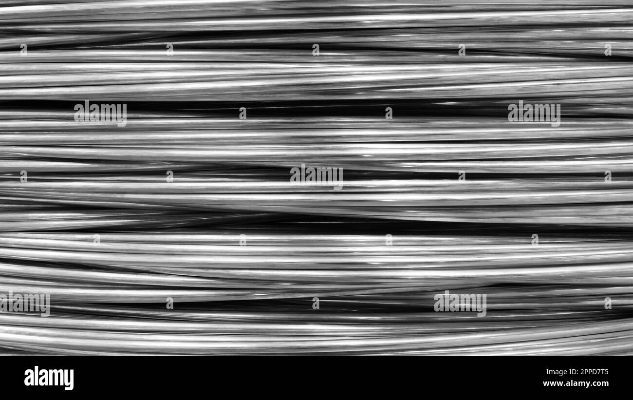 Coil of metal wire for welding tools and other industrial applications
