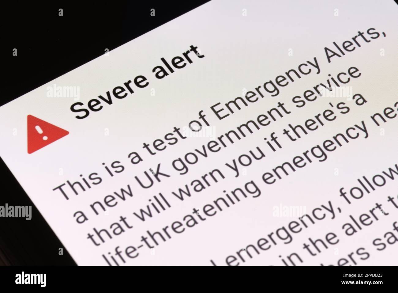 New alert system hires stock photography and images Alamy