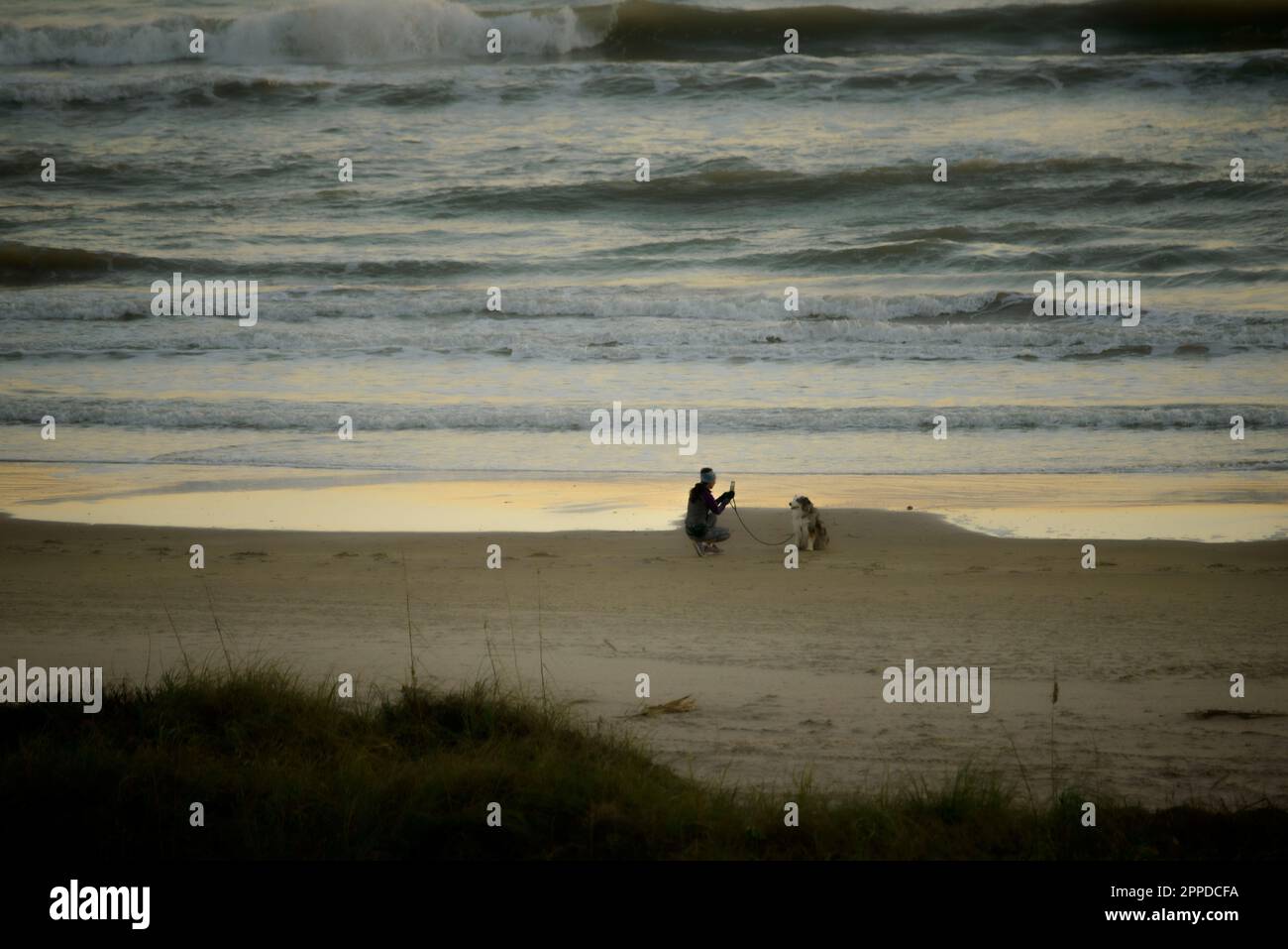 South Padre Island, Texas seascapes Stock Photo Alamy