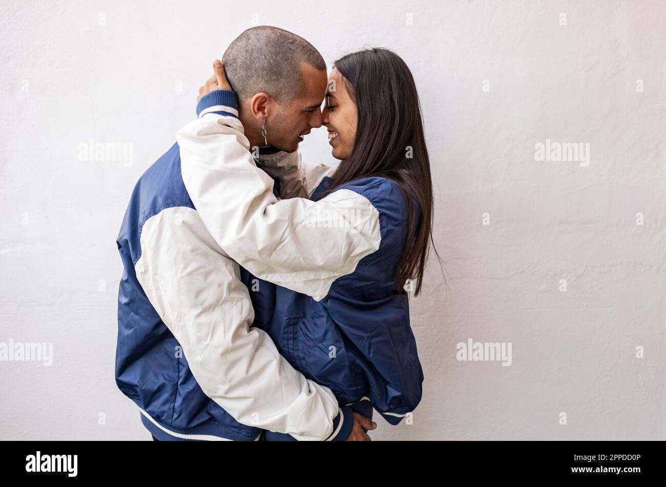 White affectionate hi-res stock photography and images - Alamy