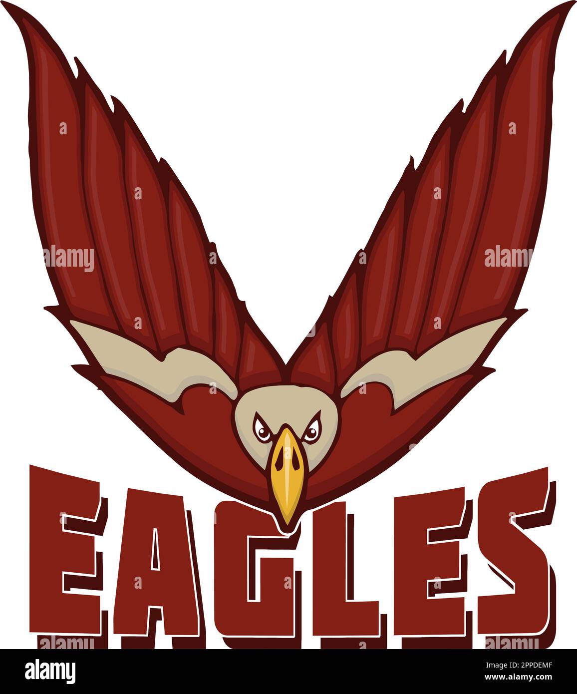 sport logo for eagle team Stock Vector Image & Art - Alamy