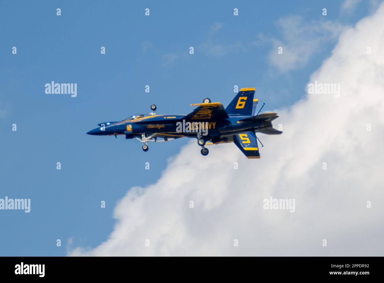 The U.S. Navy Flight Demonstration Team, the Blue Angels perform
