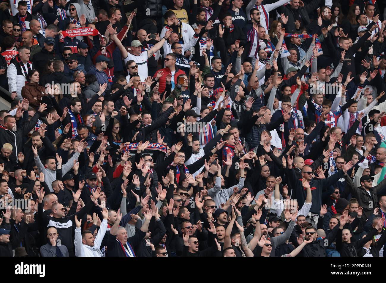 Hajduk split fans hi-res stock photography and images - Alamy