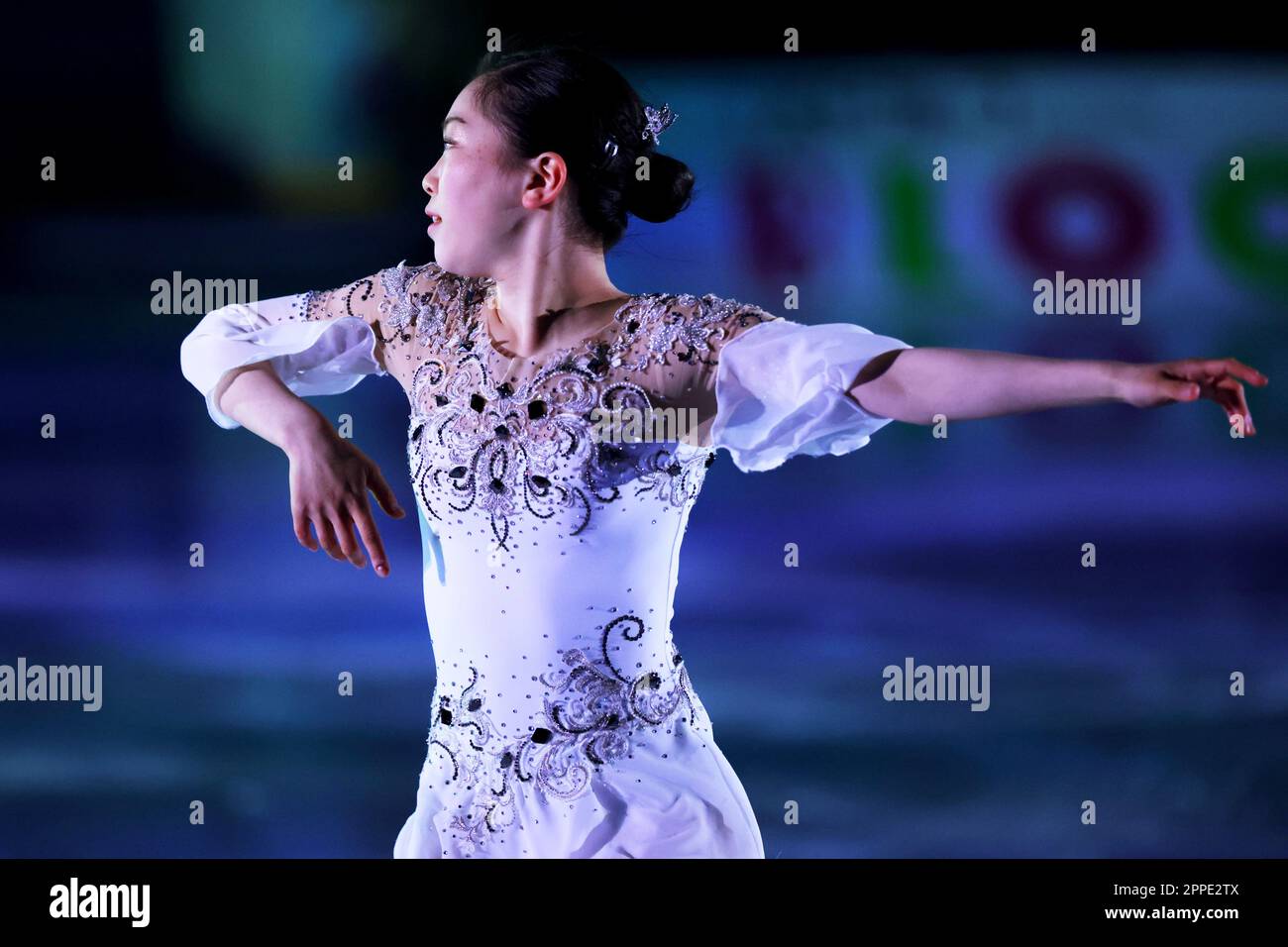 Kinoshita Academy Kyoto Ice arena, Kyoto, Japan. 22nd Apr, 2023. Hana