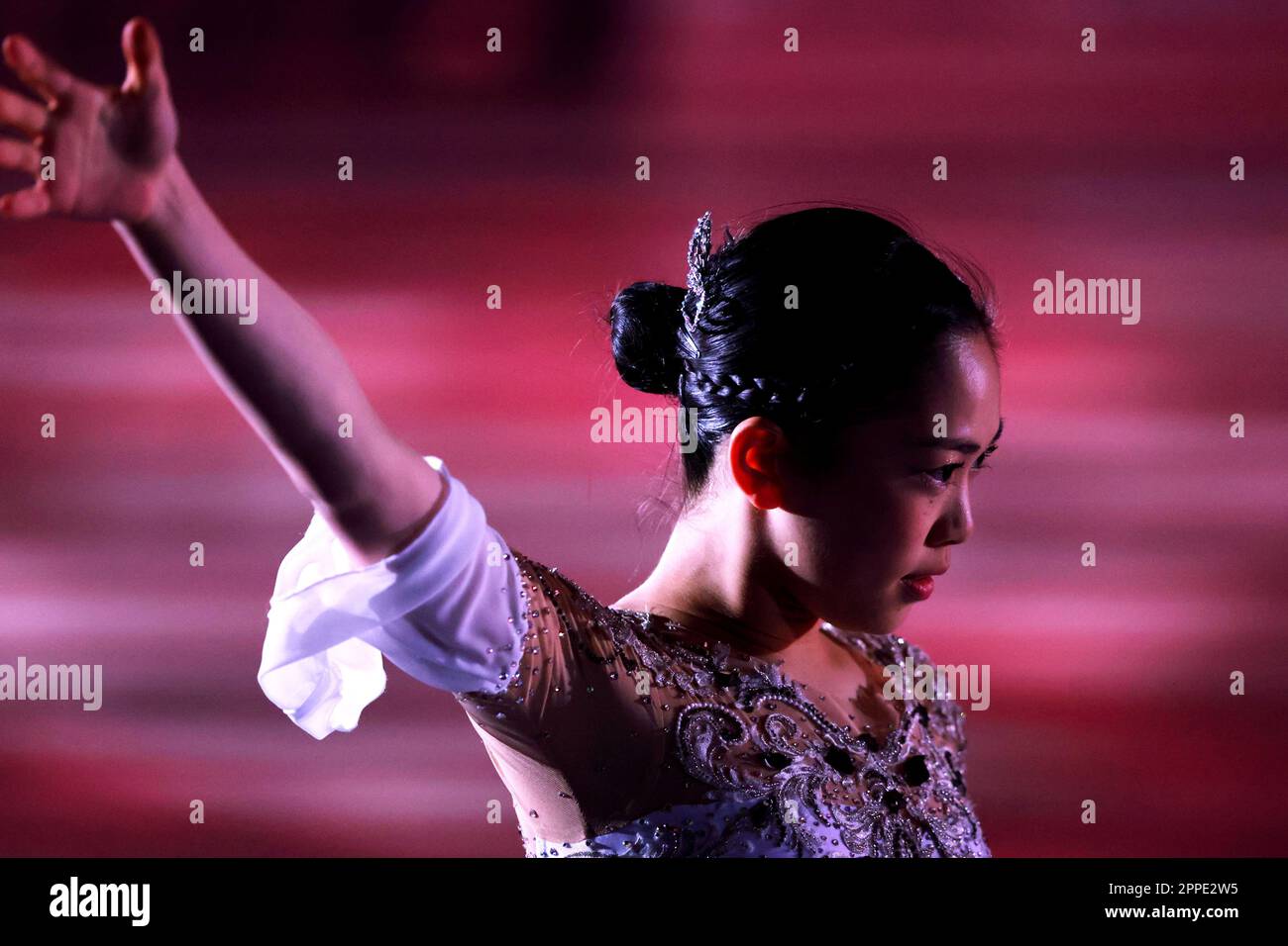 Kinoshita Academy Kyoto Ice arena, Kyoto, Japan. 22nd Apr, 2023. Hana