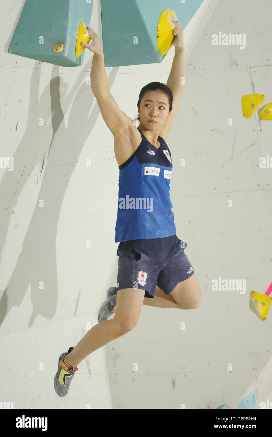 Tokyo, Japan. 22nd Apr, 2023. Anon Matsufuji (JPN) Sports Climbing