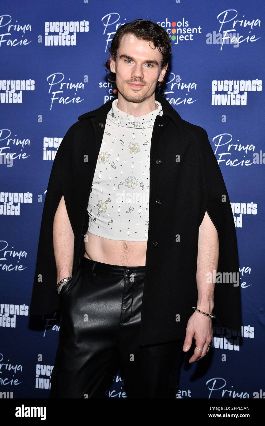 New York, USA. 23rd Apr, 2023. Jay Armstrong Johnson attends "Prima Facie" Broadway opening