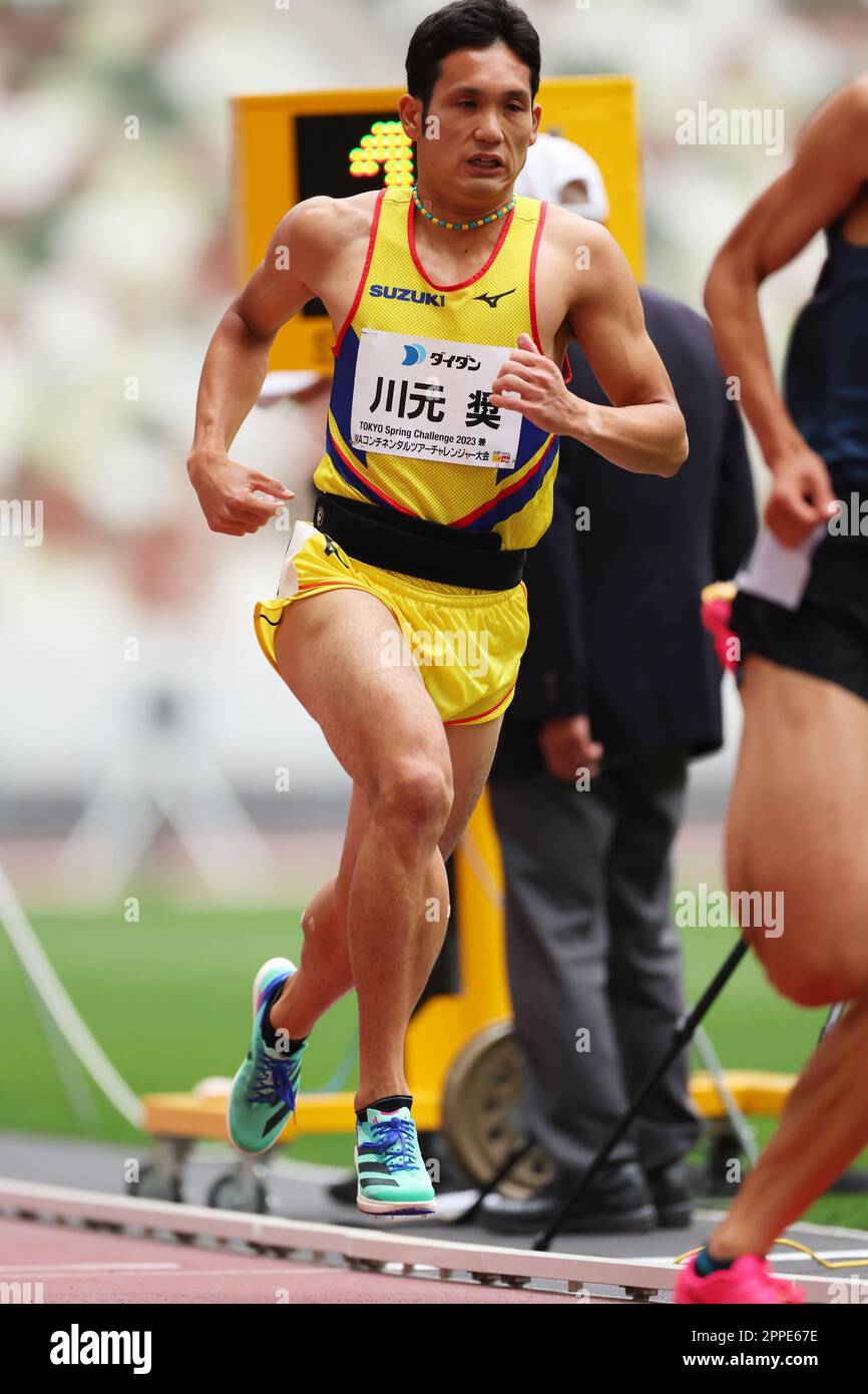 Tokyo, Japan. 22nd Apr, 2023. Sho Kawamoto Athletics TOKYO Spring