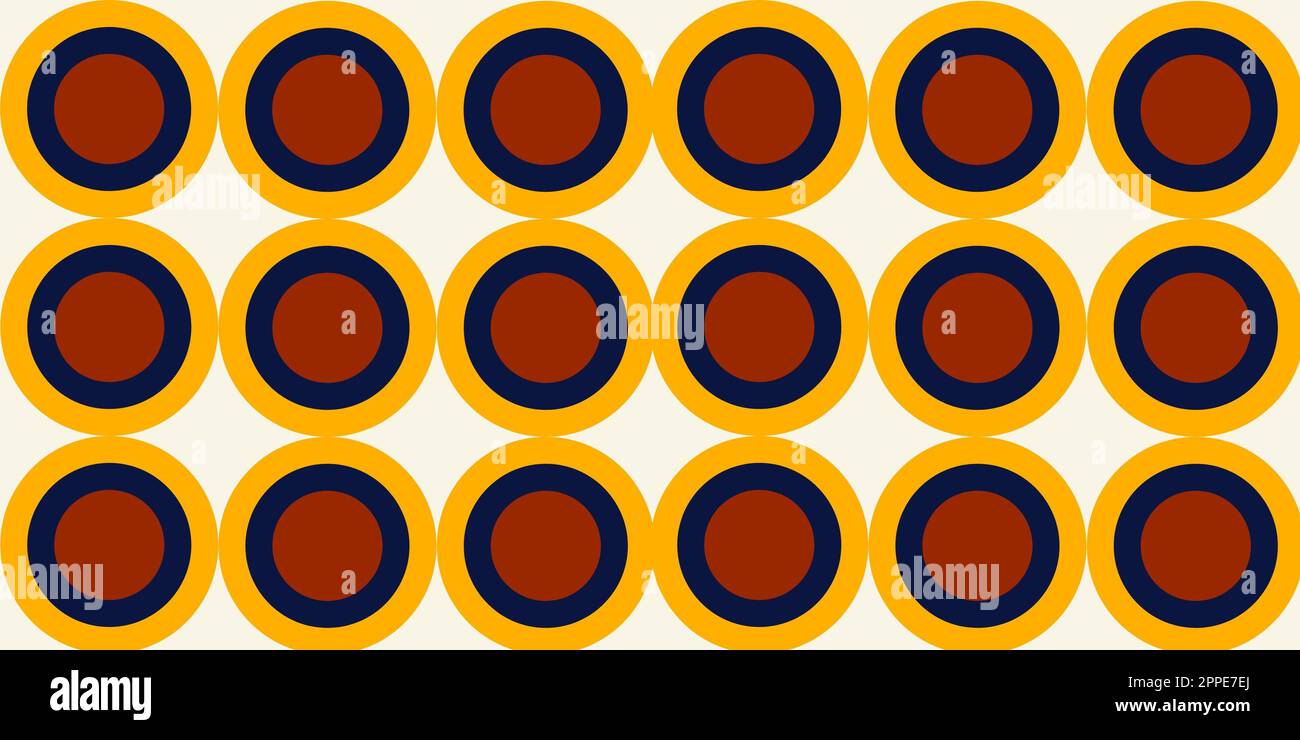 Background illustration with circular design in three colors ...