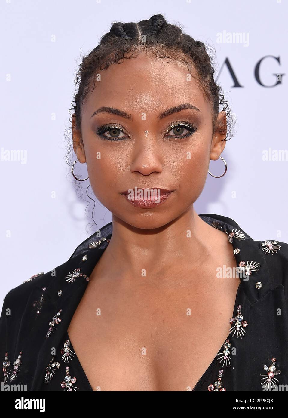 Beverly Hills, USA. 23rd Apr, 2023. Logan Browning arriving to the