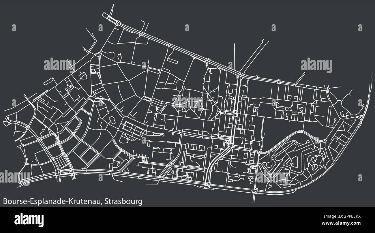 Street Roads Map Of The BOURSE ESPLANADE KRUTENAU DISTRICT STRASBOURG Street Roads Map Of The BOURSE ESPLANADE KRUTENAU DISTRICT STRASBOURG
