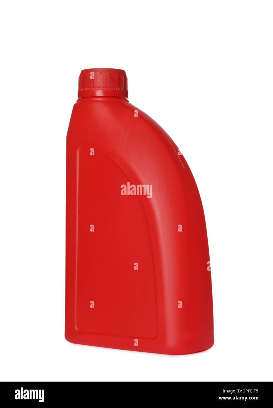 Motor oil in red container isolated on white Stock Photo Alamy