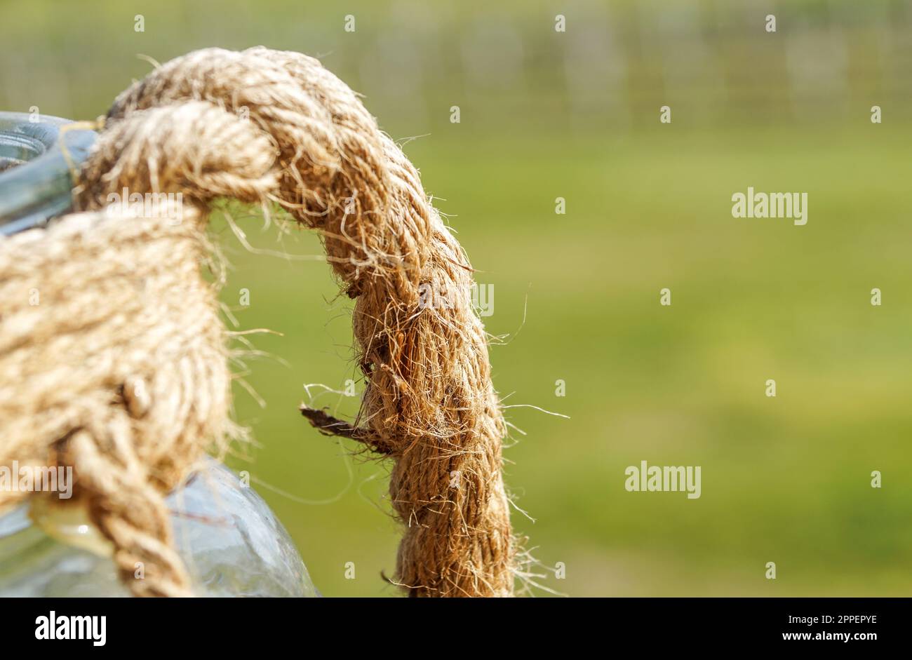 Roll Of Thin Brown String Stock Photo - Download Image Now - Ball