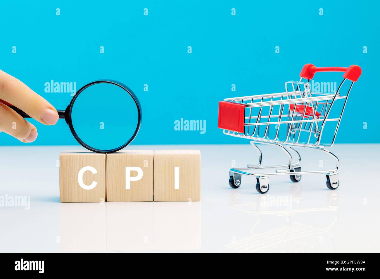 CPI - Consumer Price Index symbol.Letter block in word CPI abbreviation ...