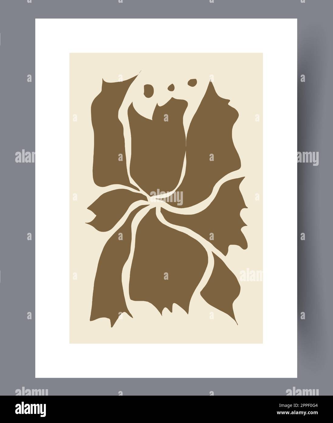 Abstract bohemian picture wall art print Stock Vector Image & Art - Alamy