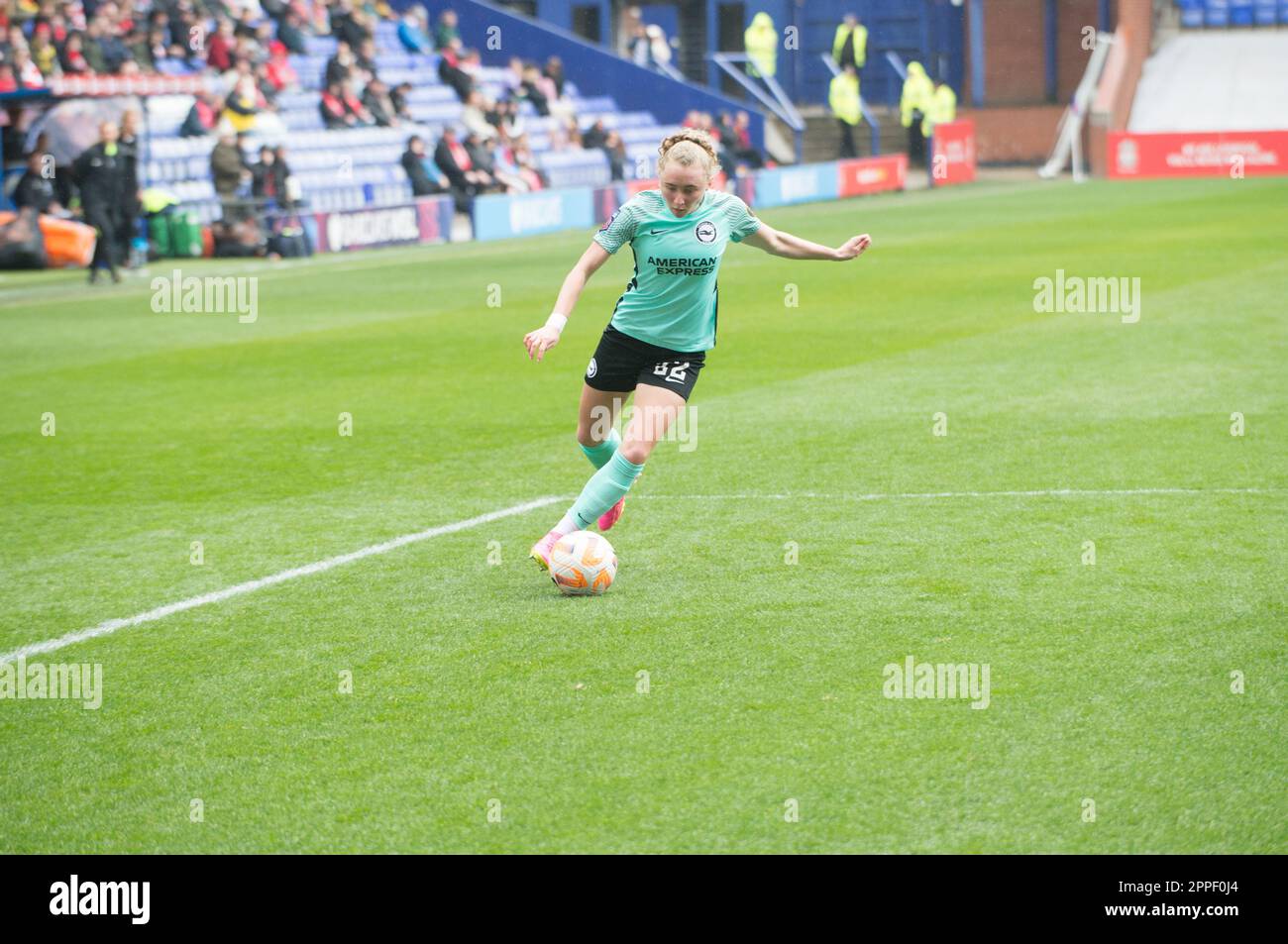 Liverpool, UK. 23rd Apr, 2023. GV, Atmosphere, General View, WSL Liverpool V Brighton & Hove Albion at Prenton Park Stadium, a win for Liverpool score 2-1, on World Earth Day, (Terry Scott/SPP) Credit: SPP Sport Press Photo. /Alamy Live News Credit: SPP Sport Press Photo. /Alamy Live News Stock Photo