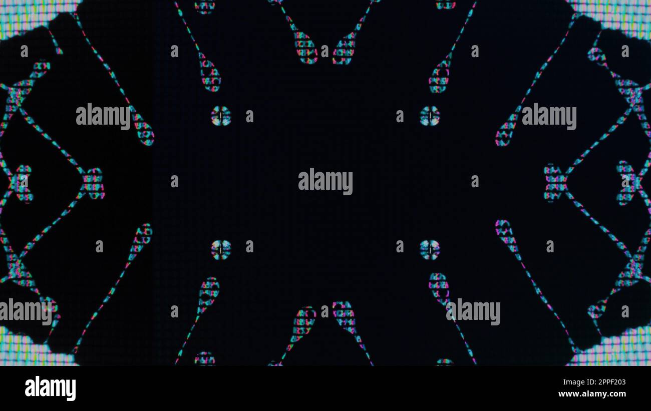 Glitch fluid digital frame glowing pixel drops Stock Photo - Alamy