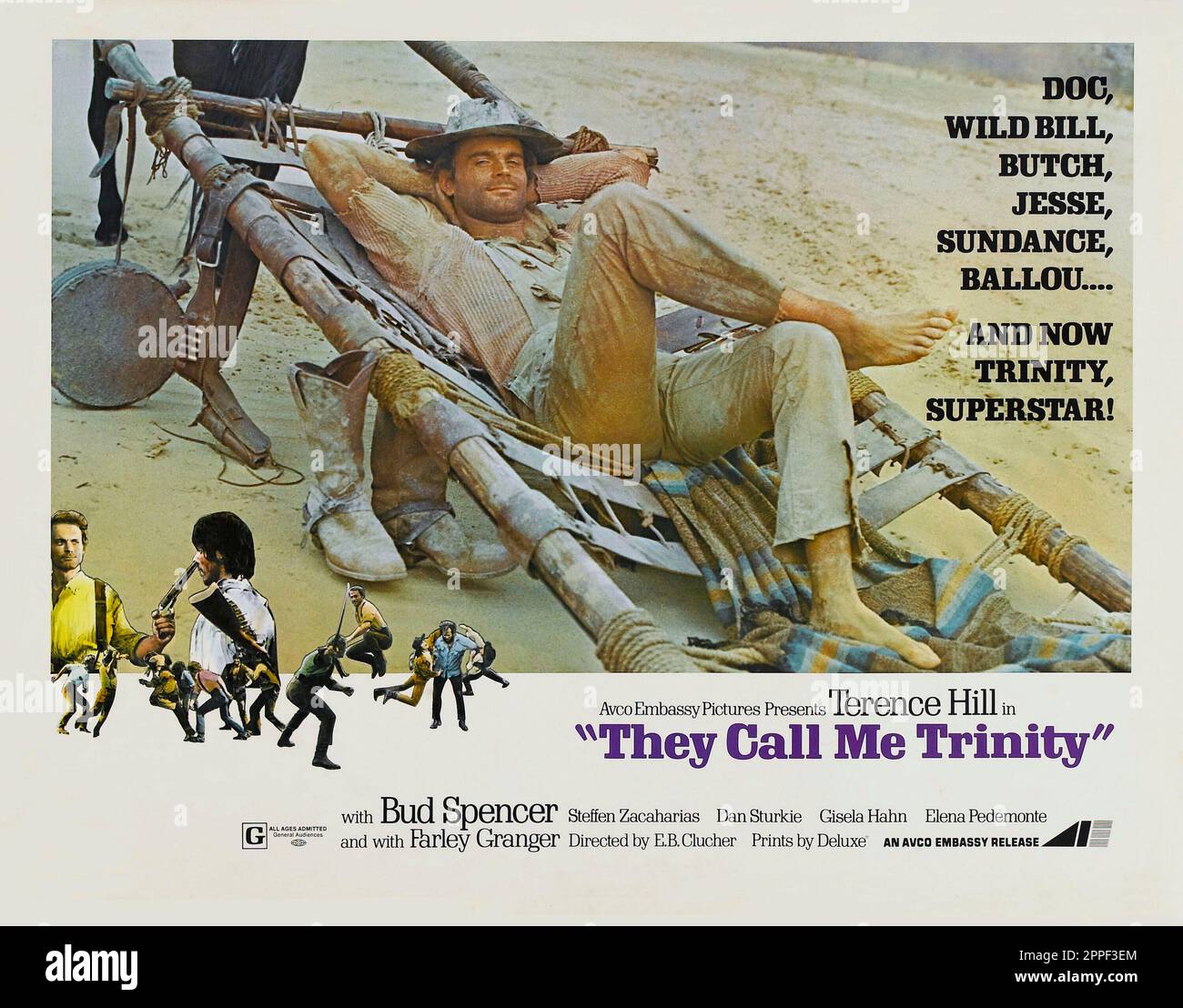 TERENCE HILL in THEY CALL ME TRINITY (1970) Original title LO