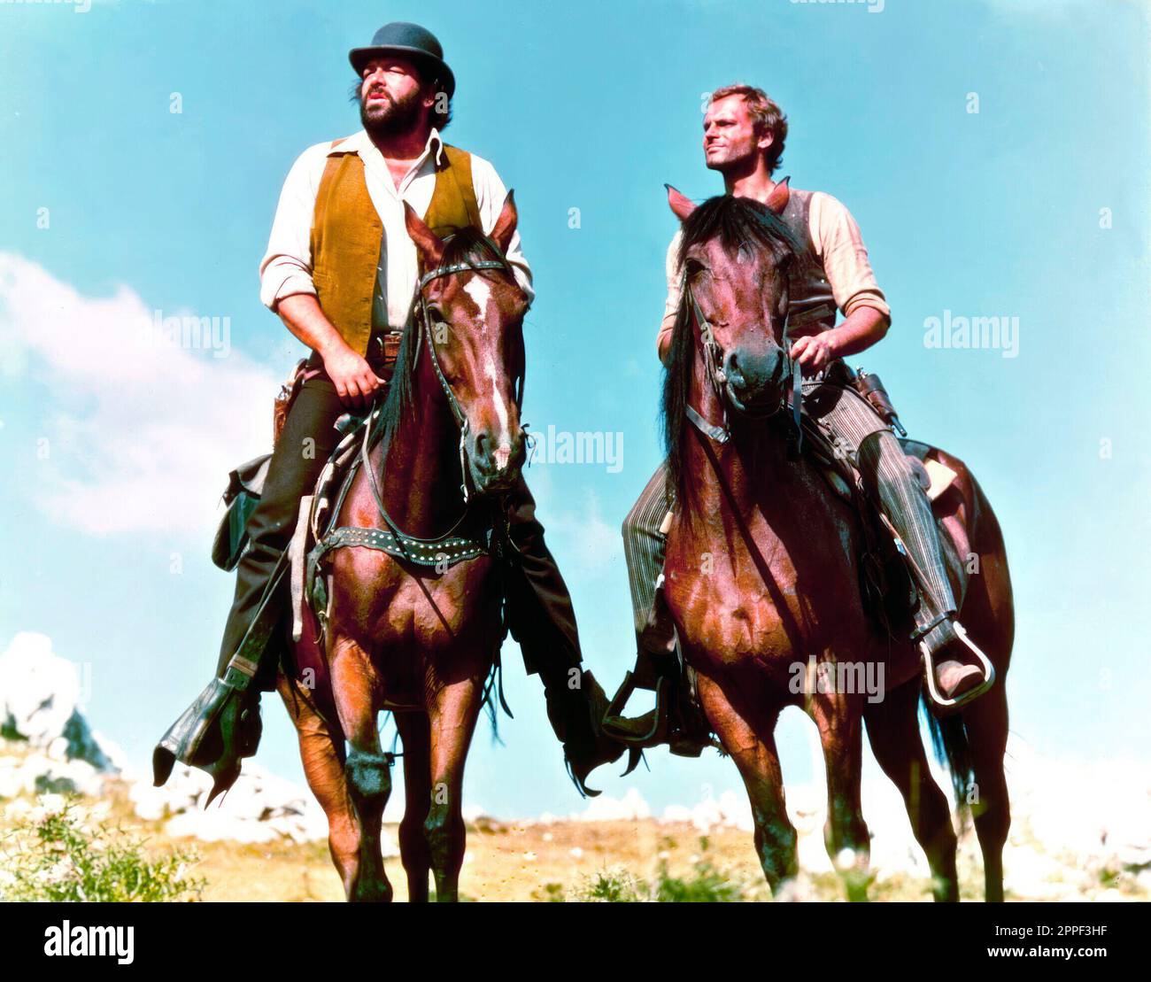 BUD SPENCER and TERENCE HILL in THEY CALL ME TRINITY (1970) Original