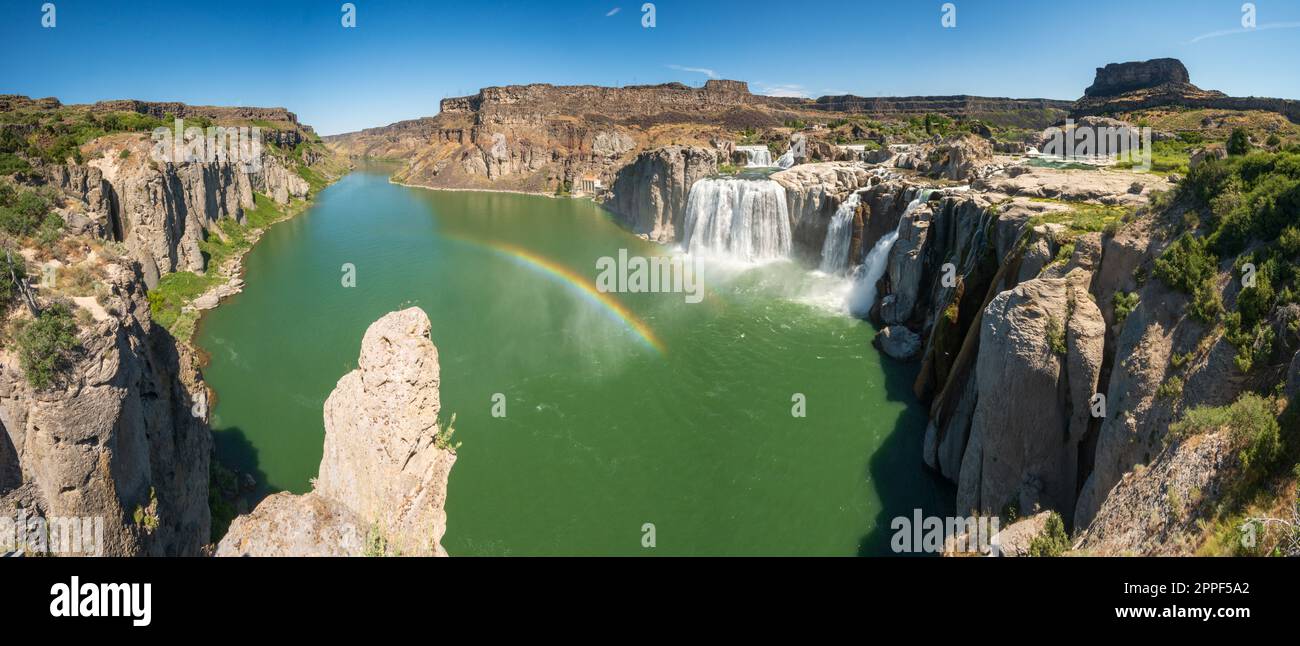 Shoshone Falls In Idaho On The Snake River Stock Photo - Alamy