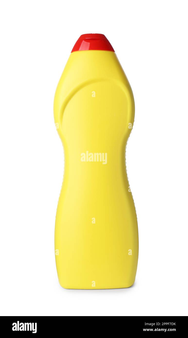 Bottle of detergent isolated on white. Cleaning supply Stock Photo Alamy