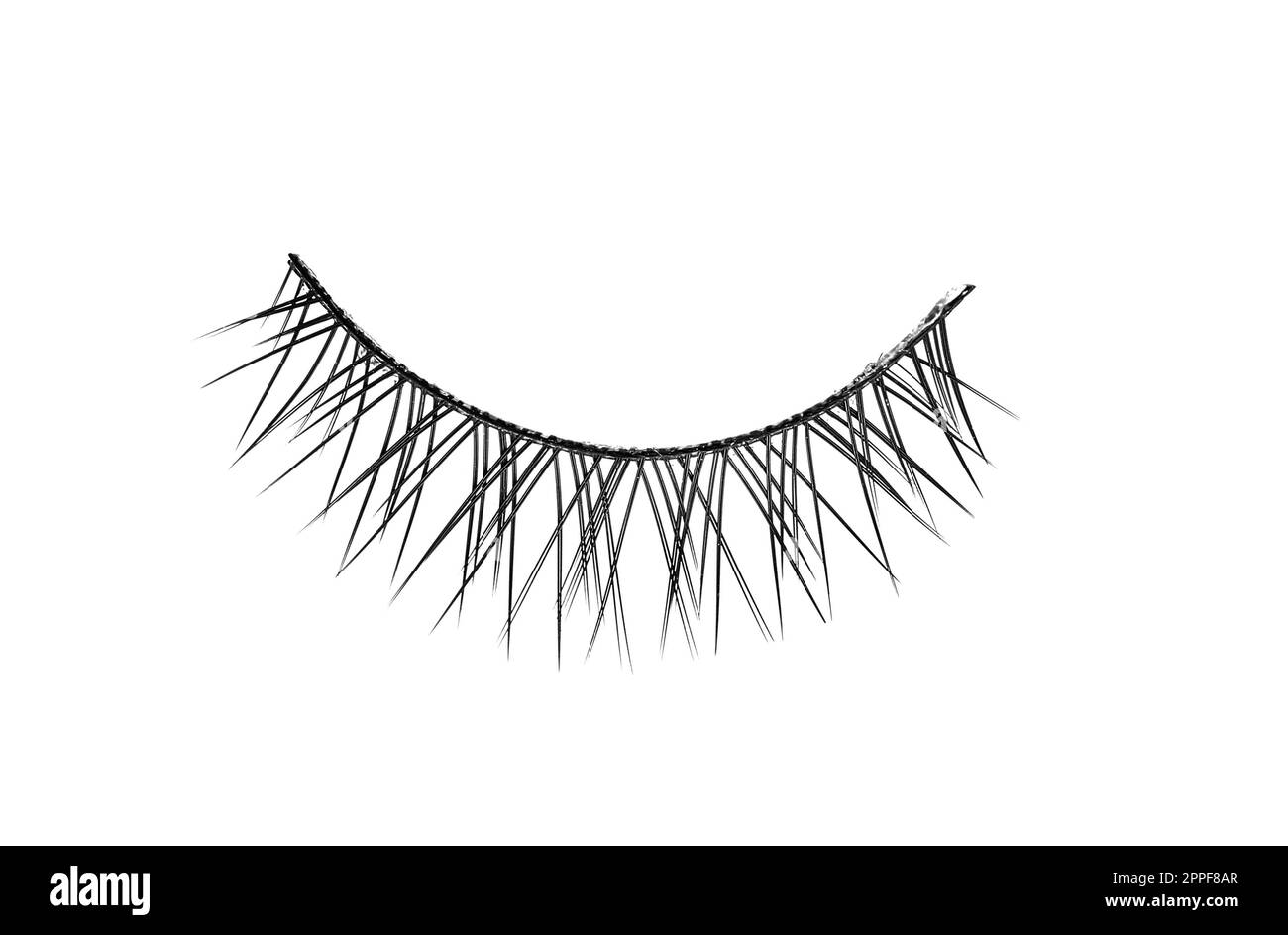 Fake eyelashes on white background. Makeup product Stock Photo Alamy