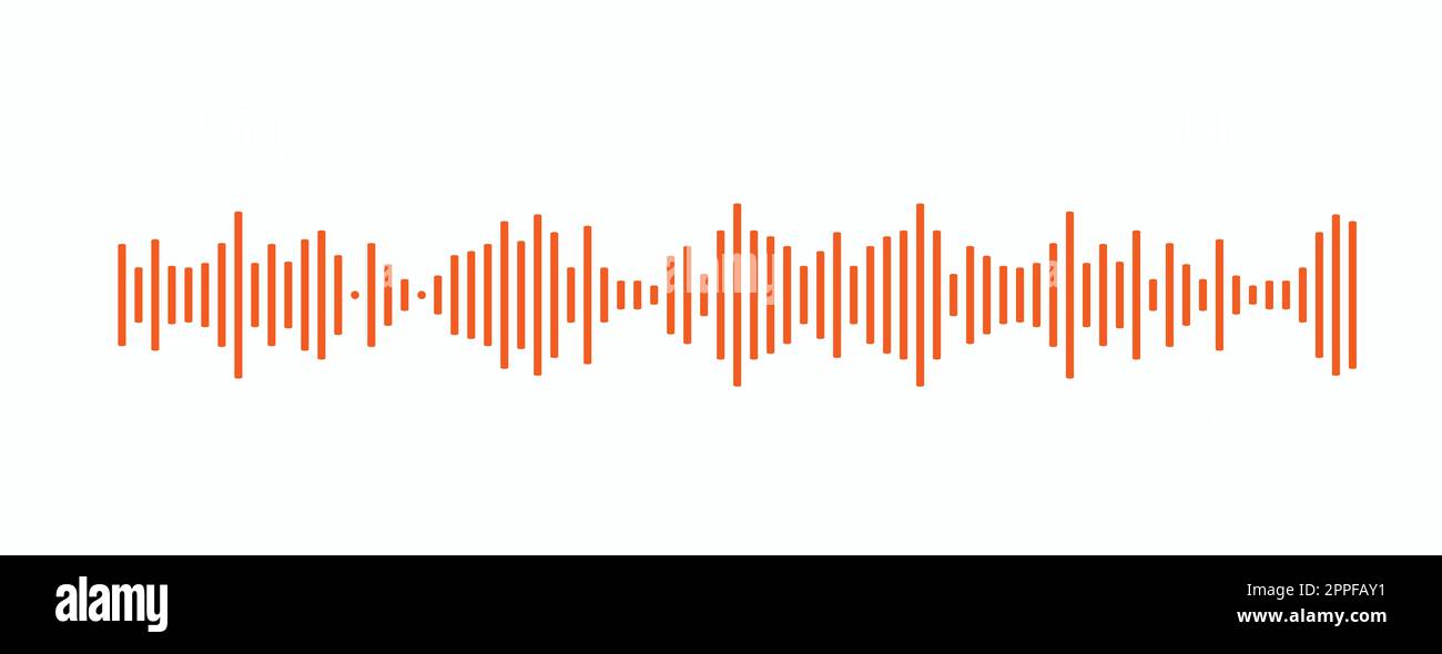 Vector equalizer wave banner background. Abstract party icon. Sound ...
