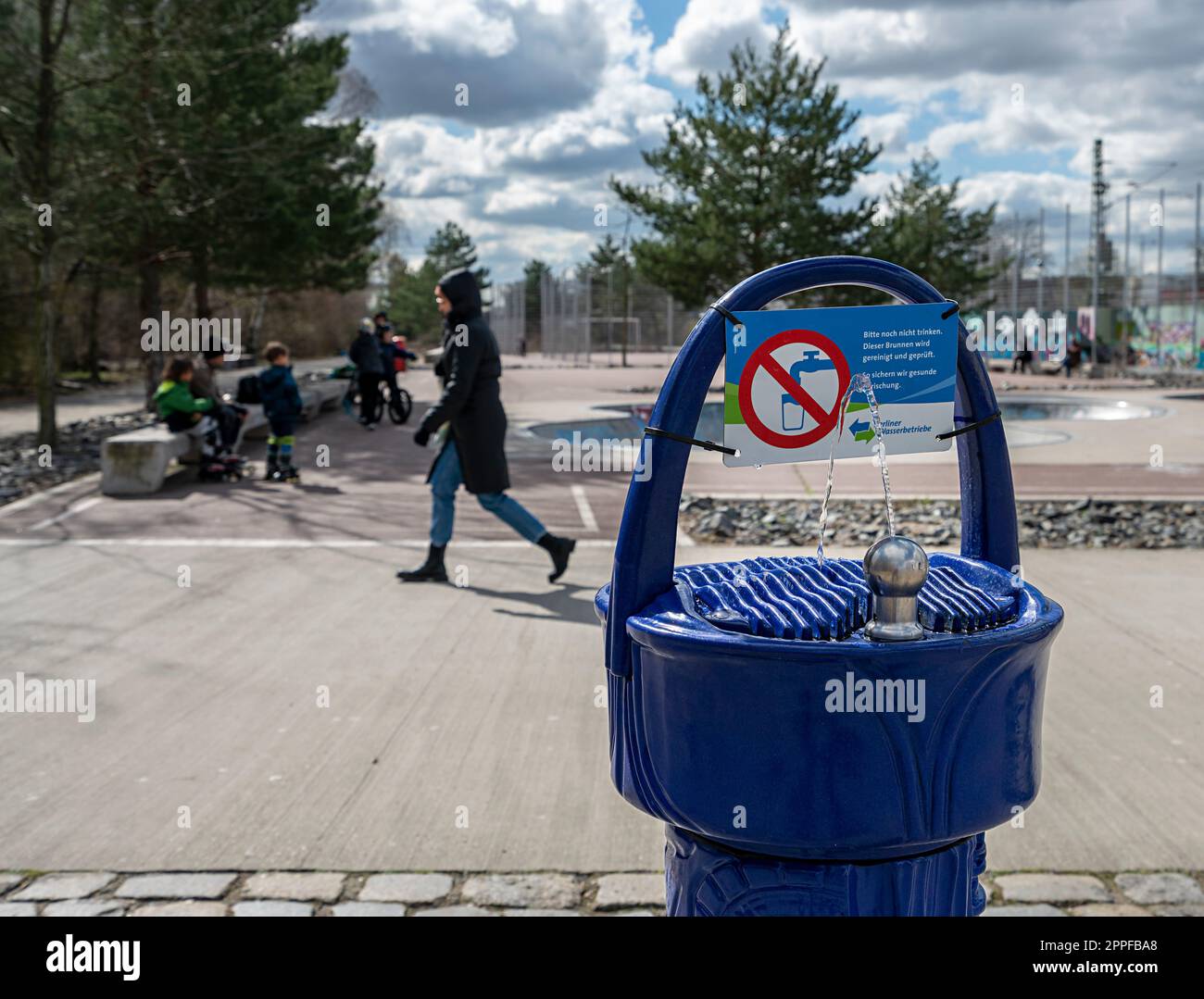 Berliner Wasserbetriebe, Public Well With Drinking Water, Berlin, Germany Stock Photo Alamy