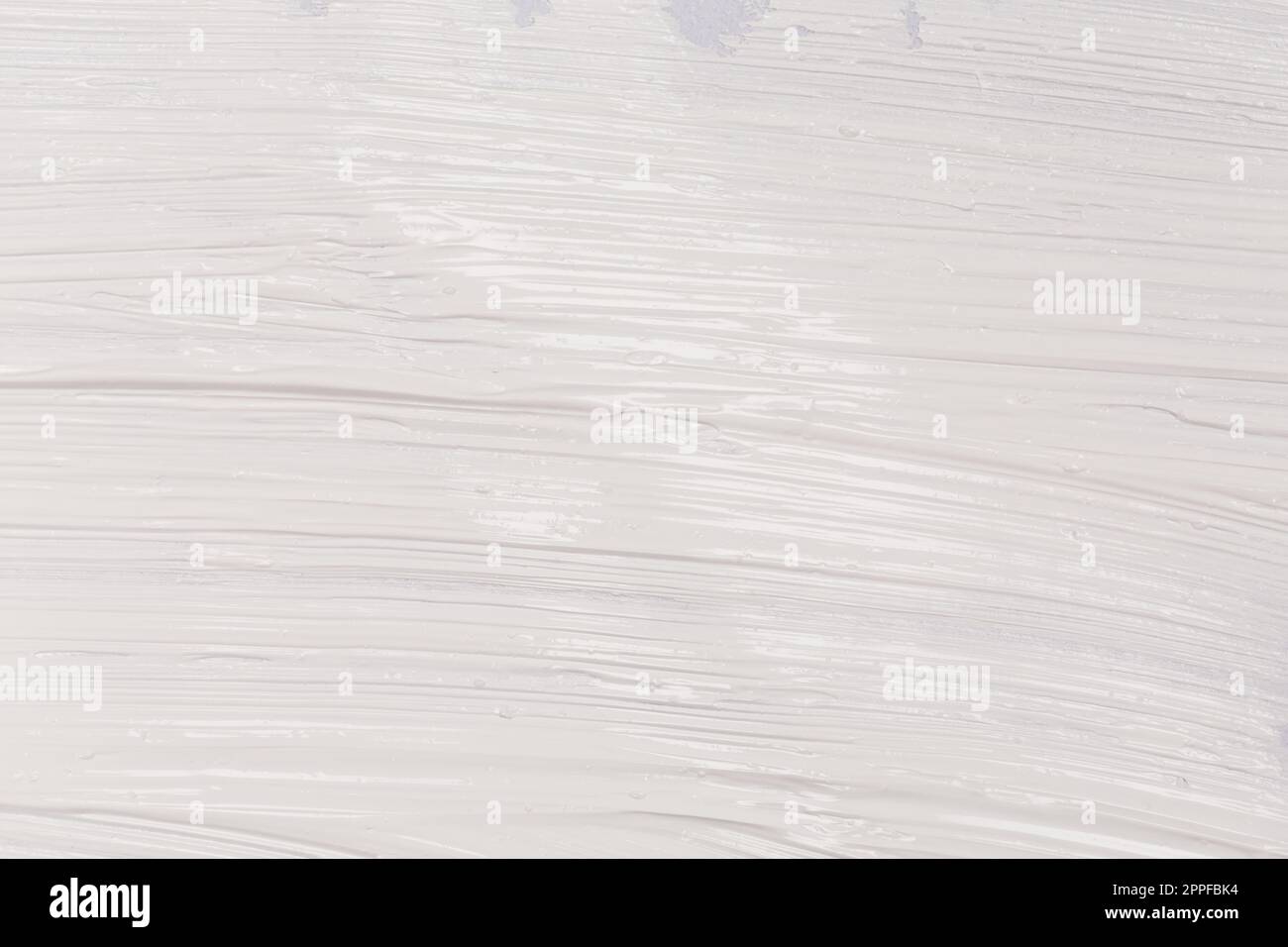 Hand made oil paint brush stroke splash over the white paper as a