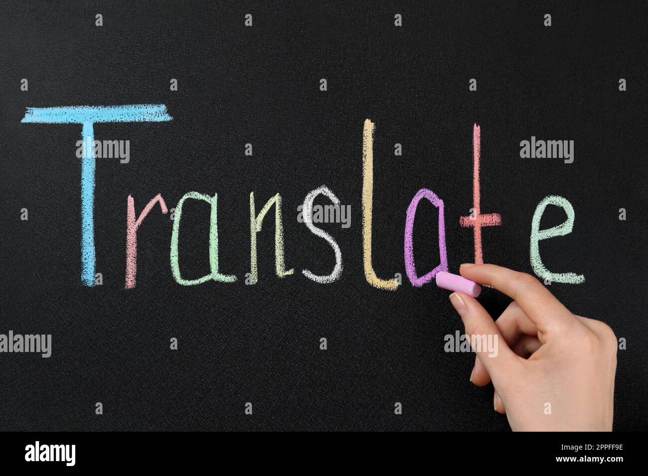 Chalk translate on sale
