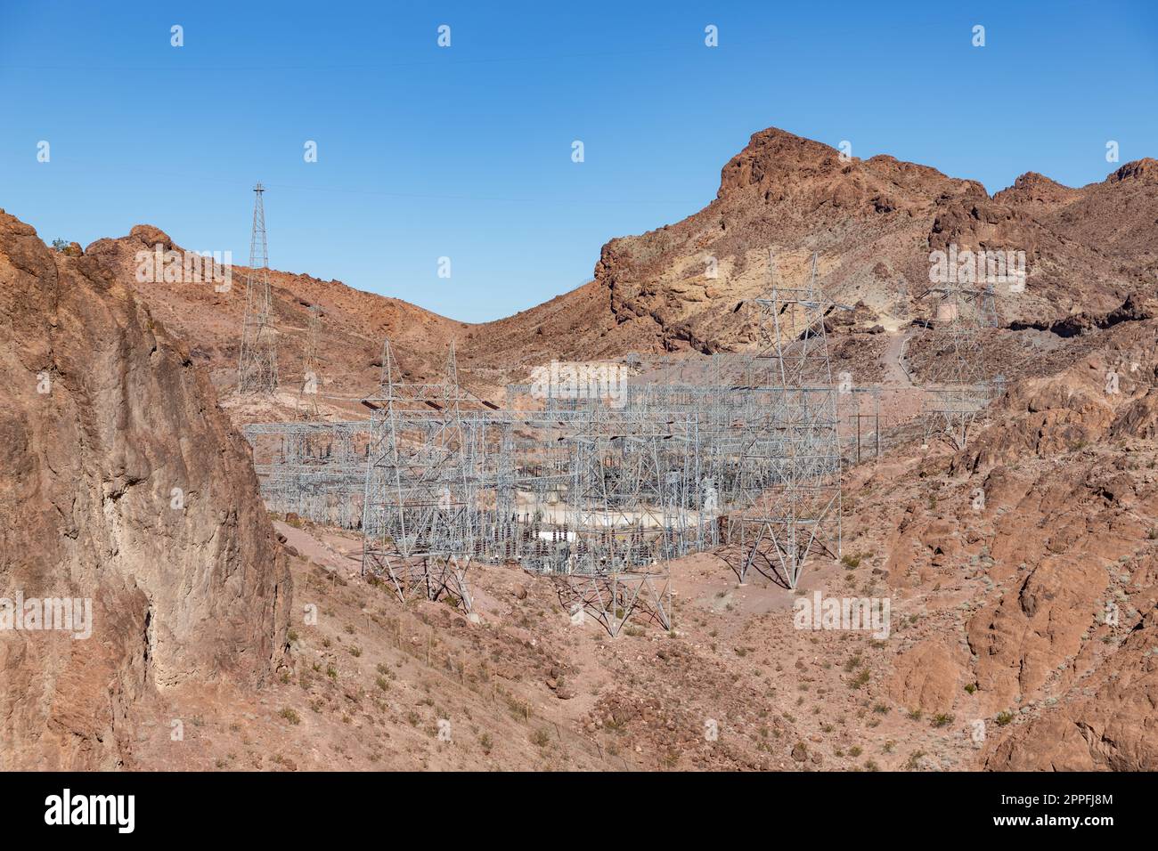 Hoover Dam Power Plant Stock Photo Alamy