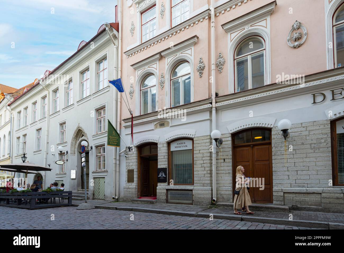 Italian Embassy in Tallin, Estonia Stock Photo